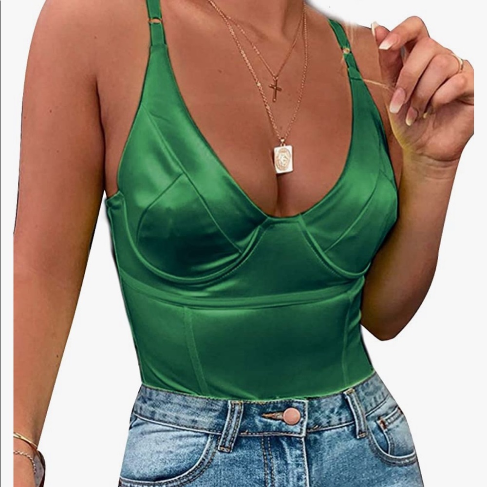 DLSAVE Green Bodysuit, Large